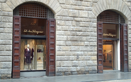 Ferragamo Boutique in Florence, Italy